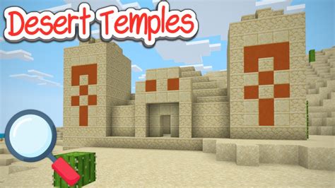 How to find desert temples in Minecraft .